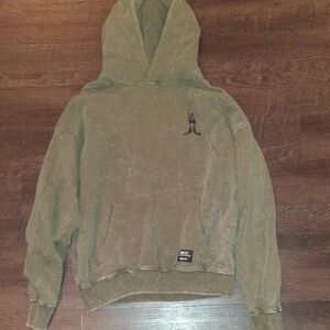 Olive Green Hoodie with Logo
